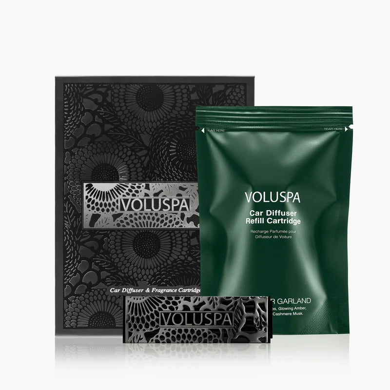 Noble Fir Garland Car Diffuser Starter Kit