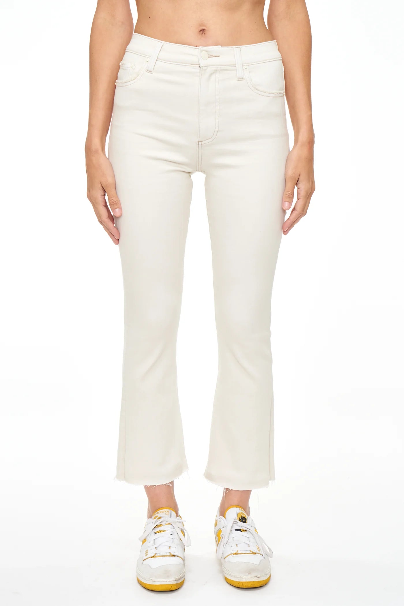 Lennon High Rise Crop Boot Sand Stone