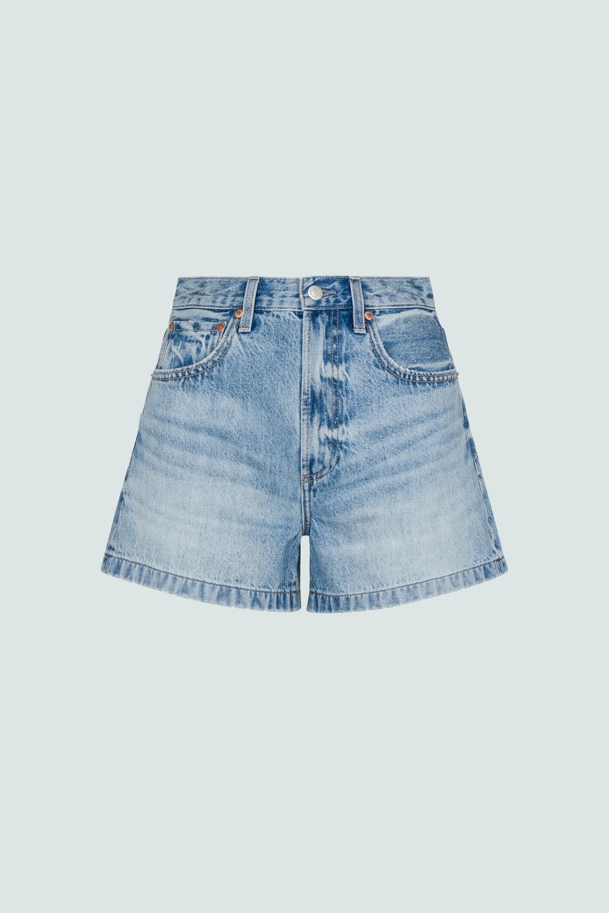 Saige High Rise A-Line Short French Riviera