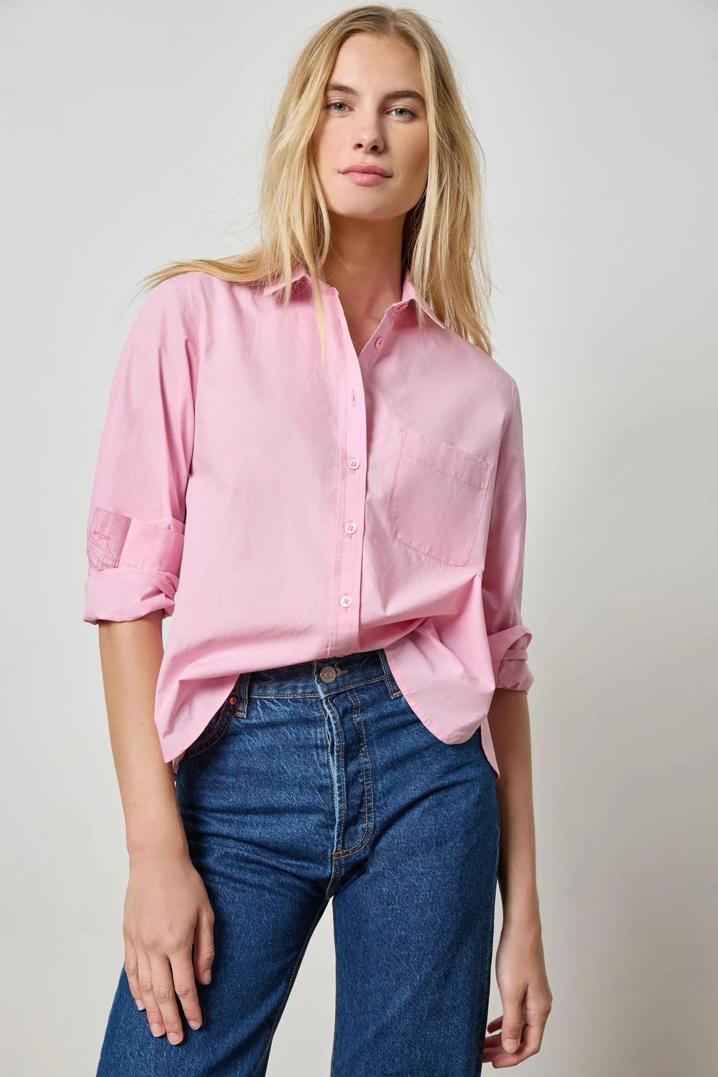 Poplin Button Down Taffy