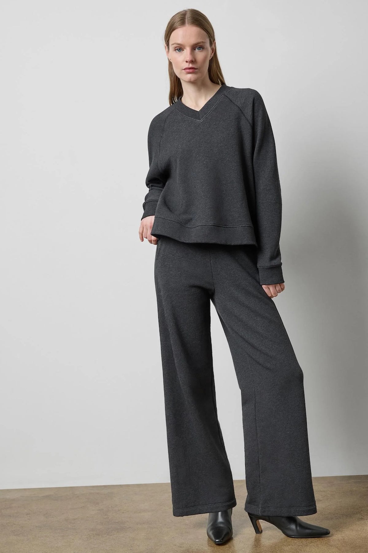 Oversized Sweatshirt Graphite Heather