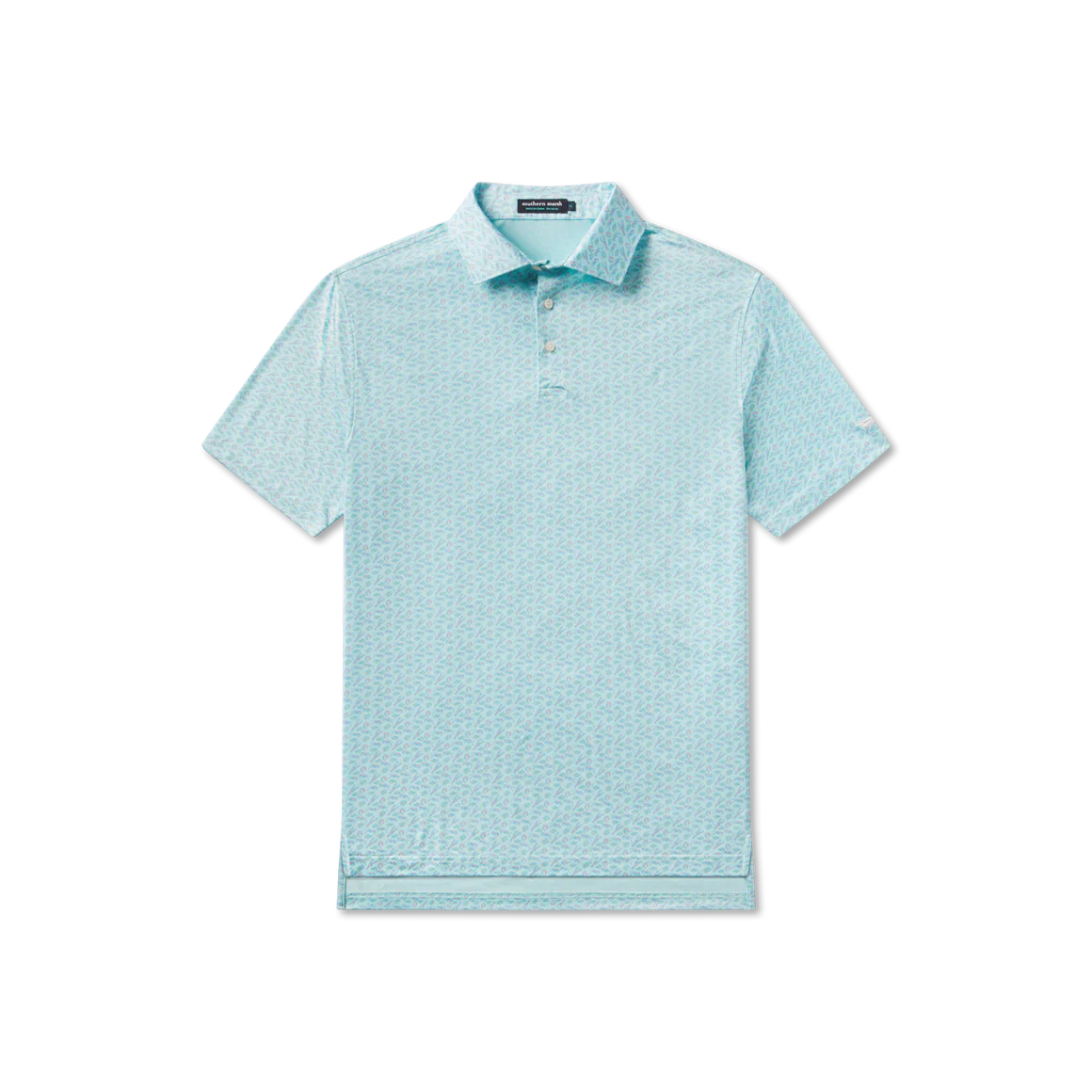 Flyline Performance Polo After the Boil Antigua Blue