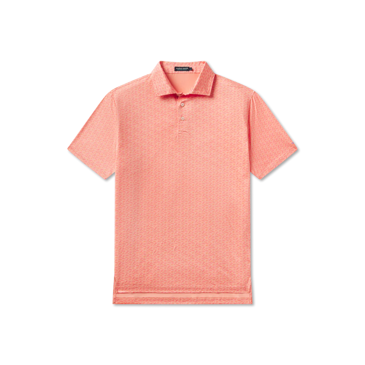 Flyline Performance Polo After the Boil Peach