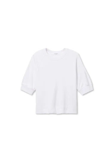 French Terry SS Raglan Sweatshirt White