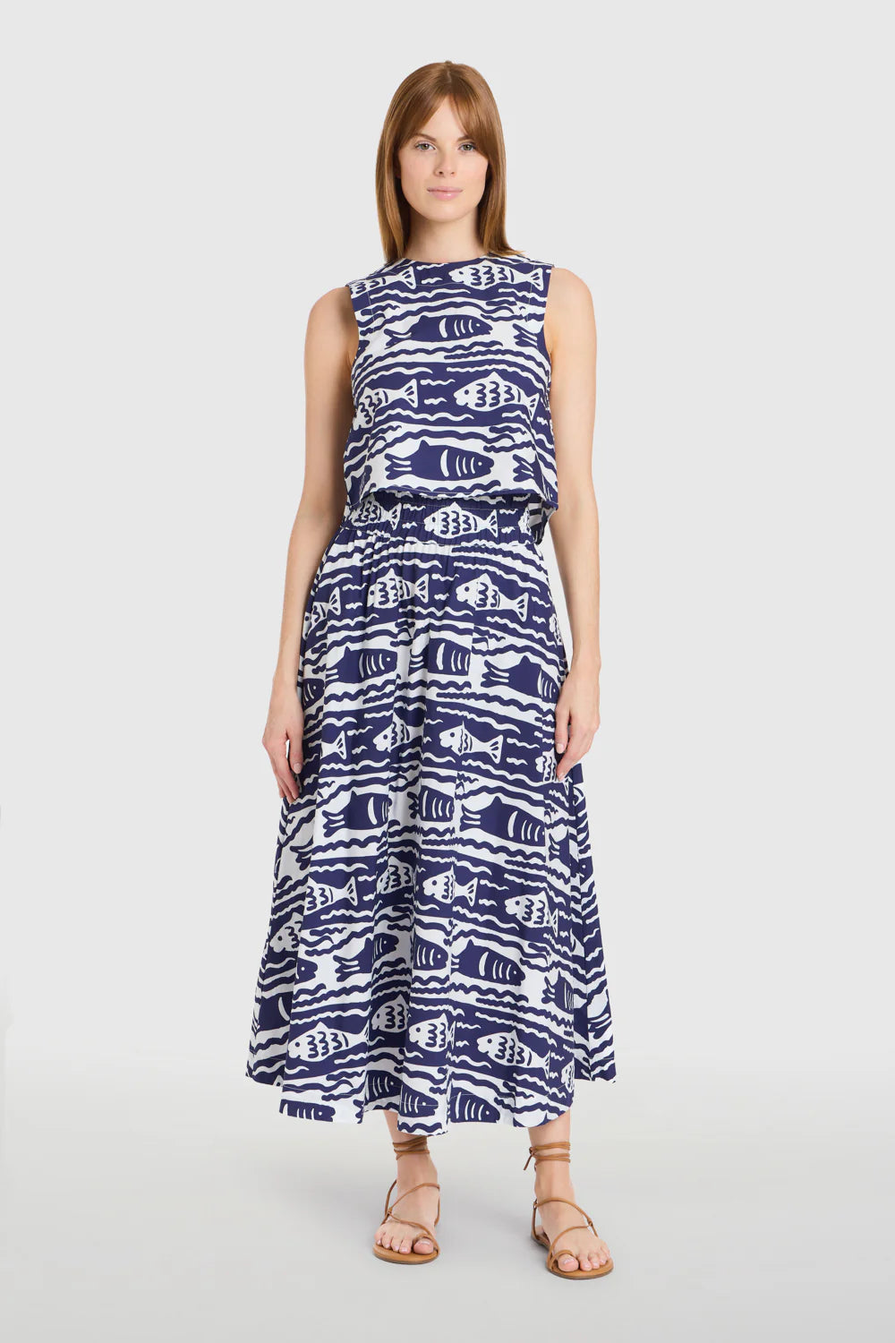 Pavilion Skirt Fish Print
