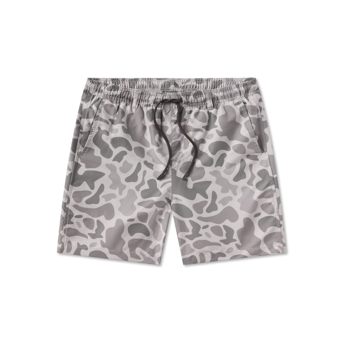 La Costa Lined Swim Trunk Camo Light Gray