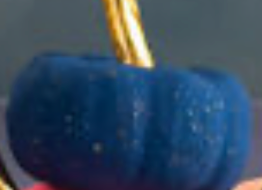 Rainbow Pumpkin Papermache Sm 4.5"