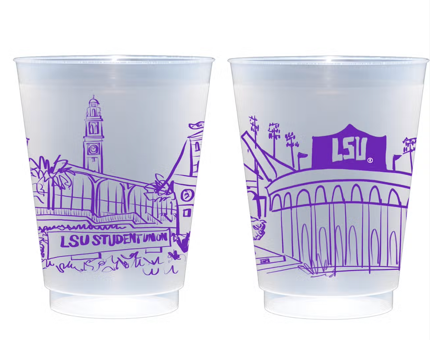Shatterproof LSU Cups