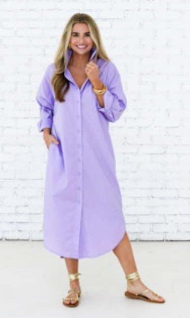 Piper Dress Long Lavender
