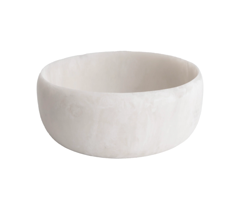 RESIN Sorbet Large Round Bowl (Coconut)