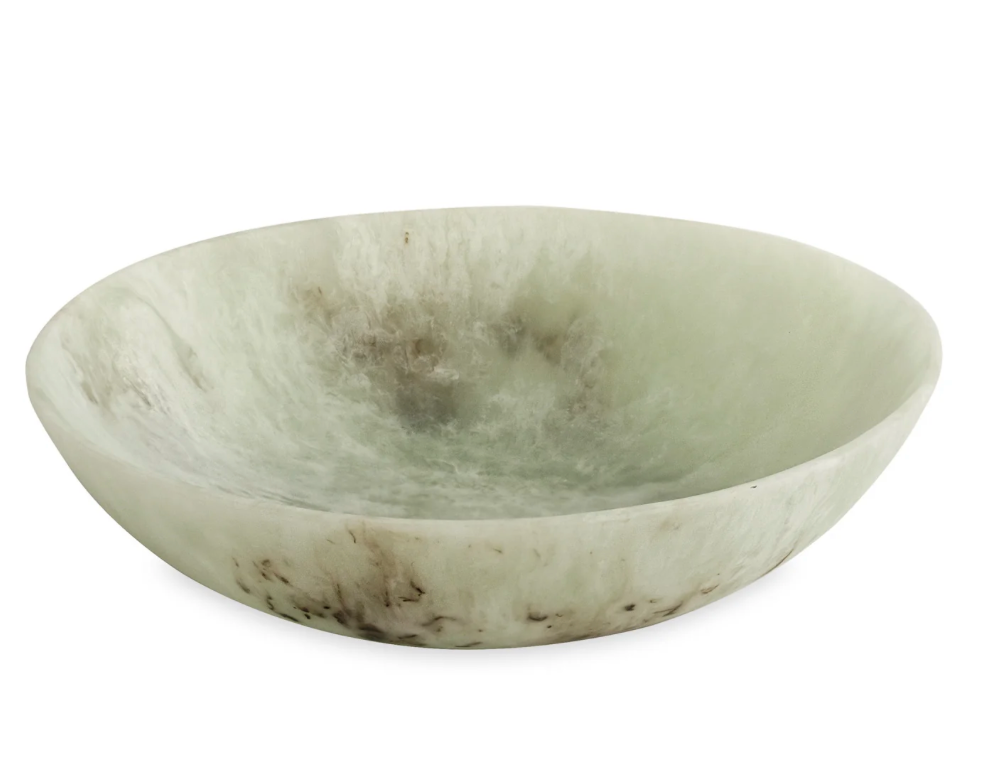 Resin Giada Centerpiece Jade Swirl
