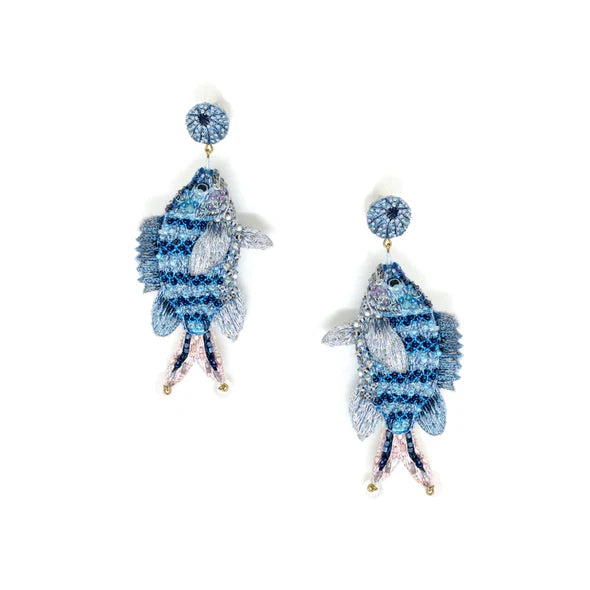 Sergeant Major Fish Earrings
