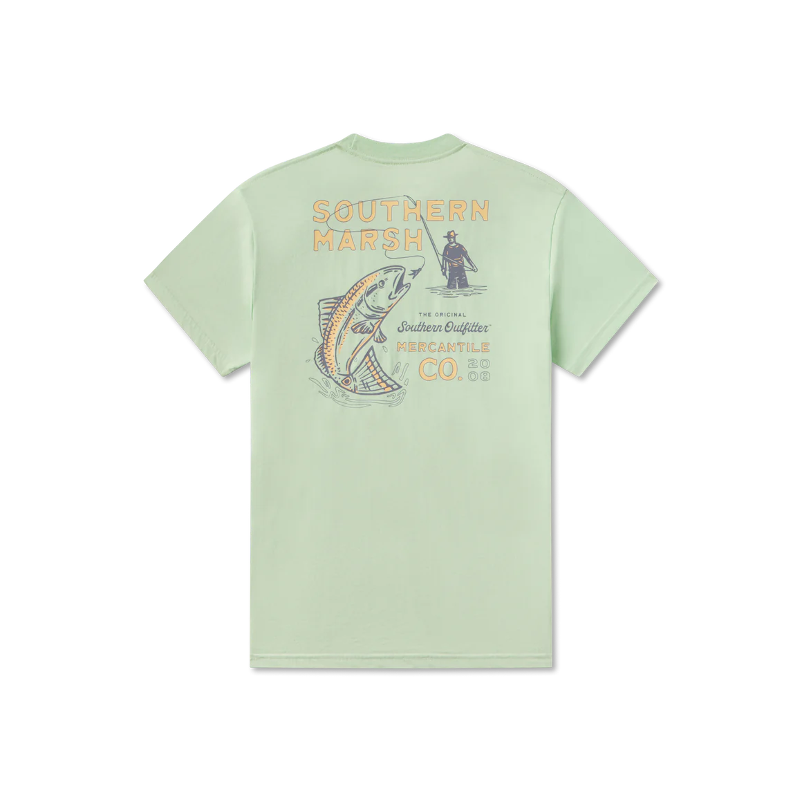 Seawash Tee Retro Redfish Seafoam