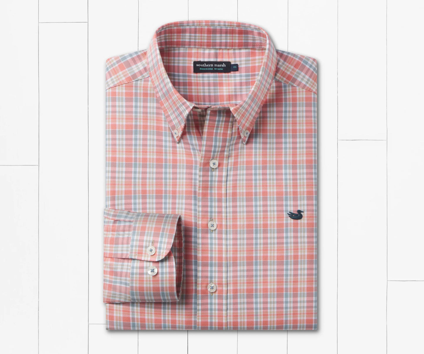Hartsville Dress Shirt Burnt Taupe/Sage