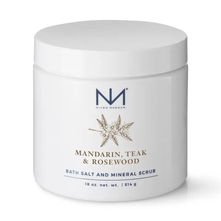 Mandarin Teak & Rosewood Bath Salts