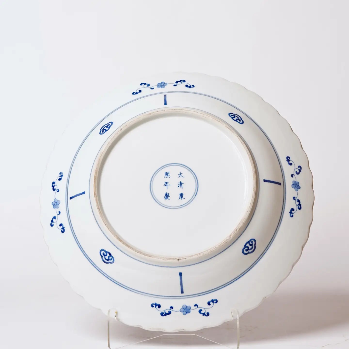 Blue and White Porcelain Aristocratic Ladies Platter