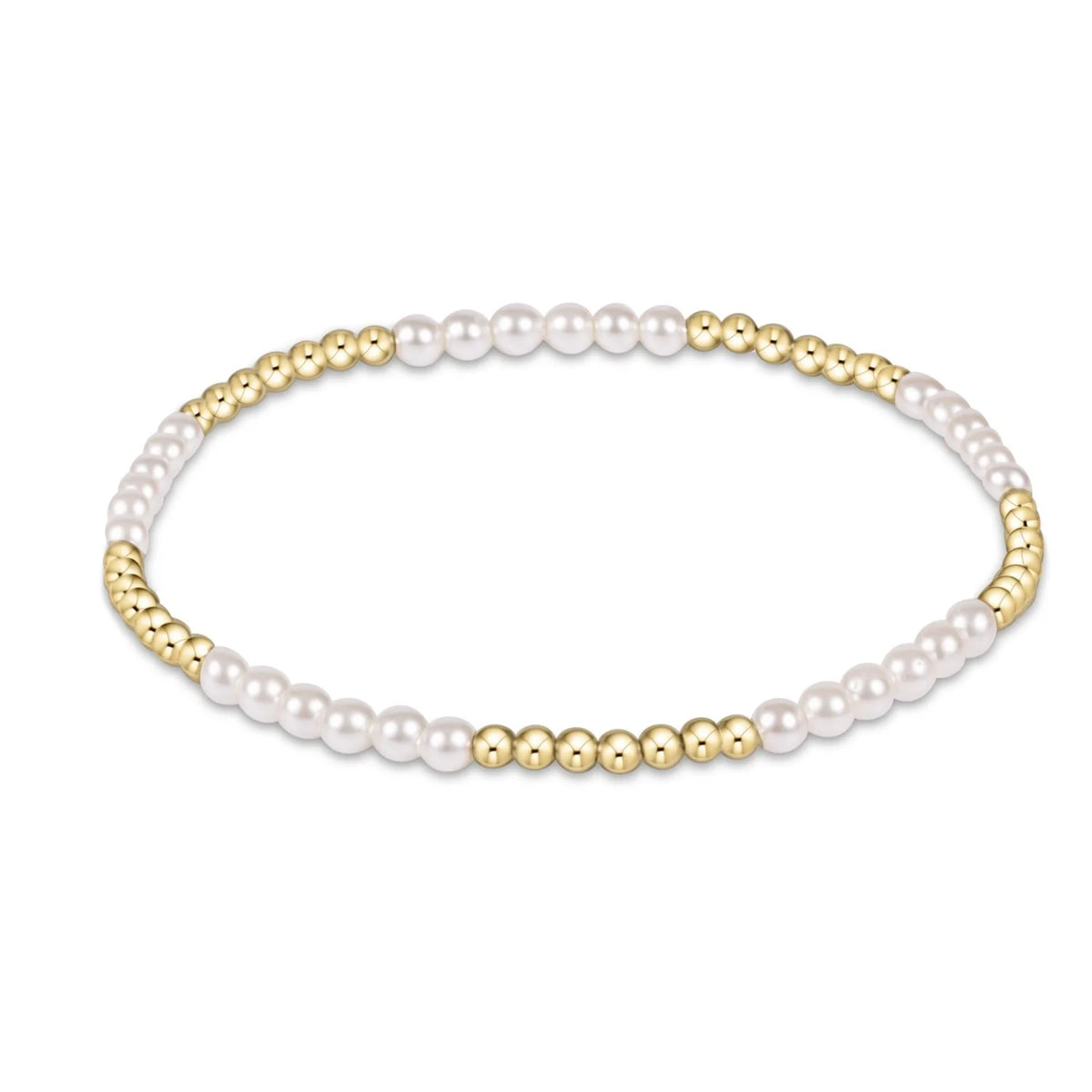 Gold Bliss Pearl 3mm Bracelet
