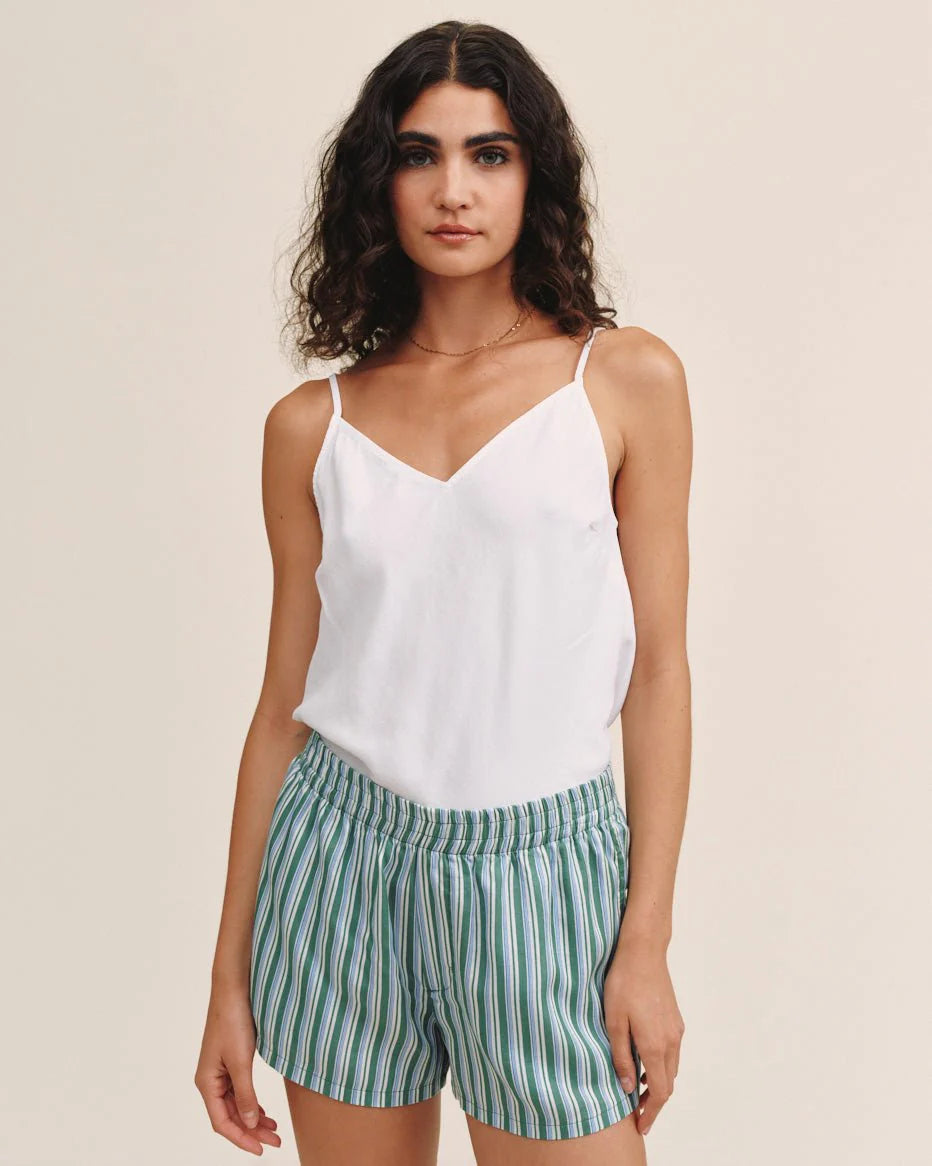 Boxer Short Emerald Surf Stripe