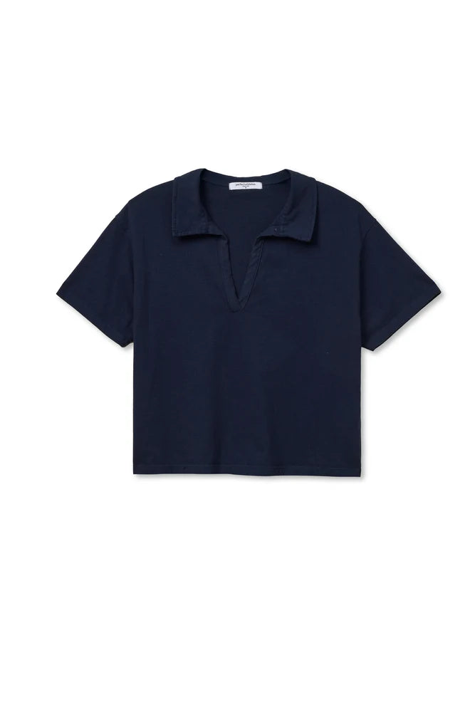 Tennessee Jersey Collar Short Sleeve Navy