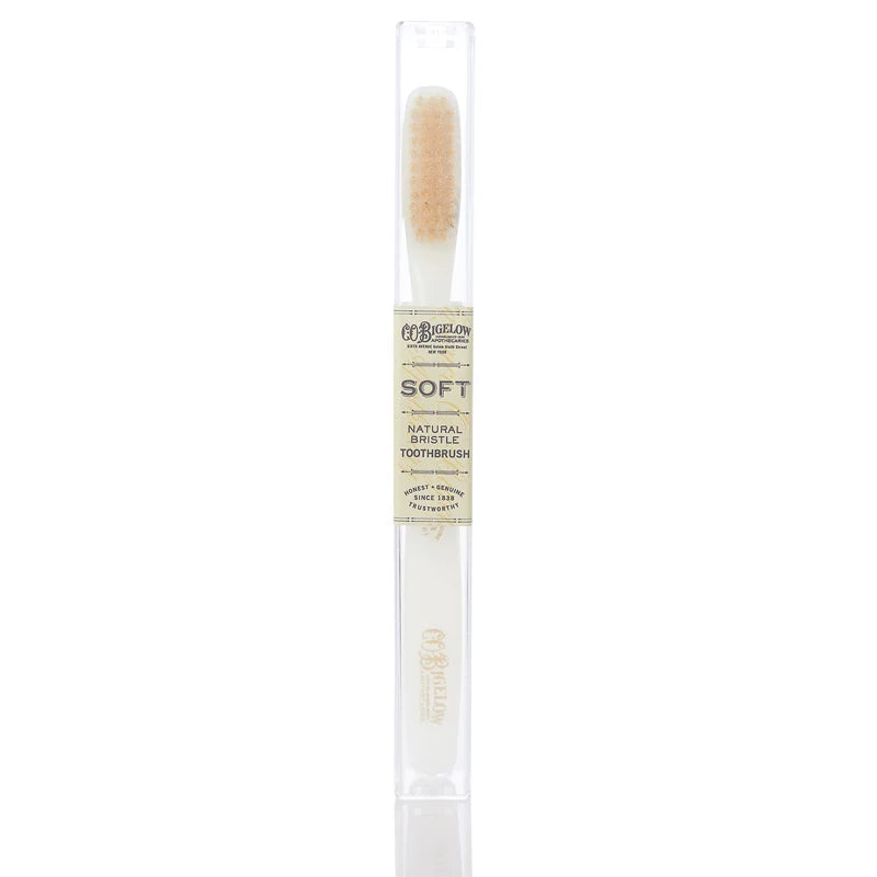 Natural Bristle Toothbrush Soft Ivory