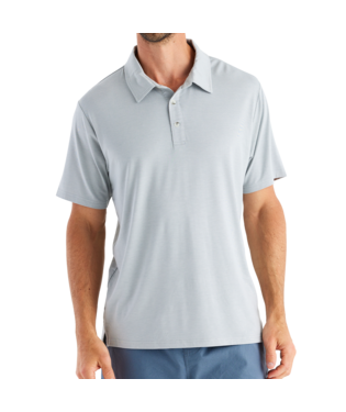 Bamboo Flex Polo Heather Aspen Grey