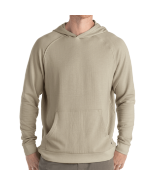 Bamboo Lightweight Fleece Hoody Sandstone