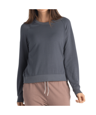Lightweight Fleece Crew Storm Cloud
