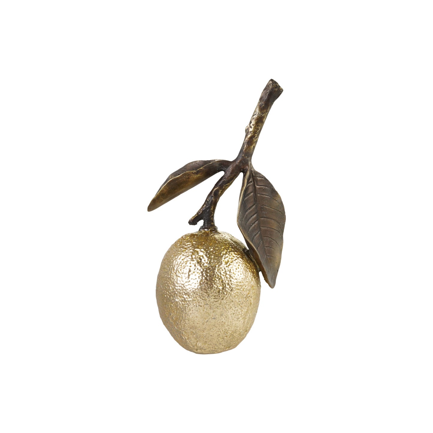 Resin Lemon Gold Leaf Finish