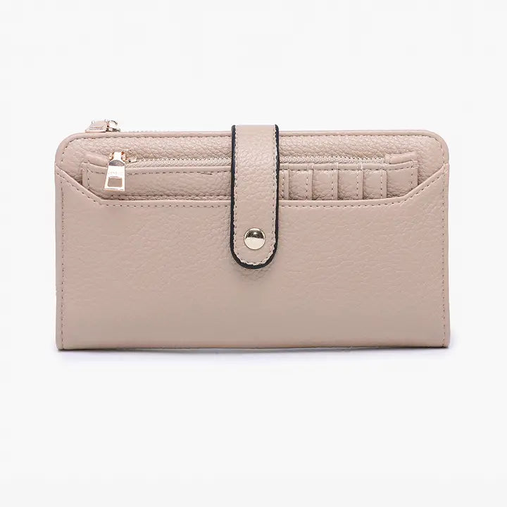 Macy Snap Wallet w/ Removable Cardholder Parchment