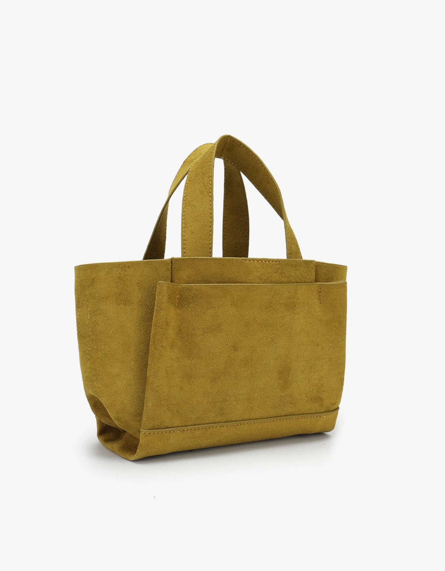Ella Mini Faux Suede Chartreuse