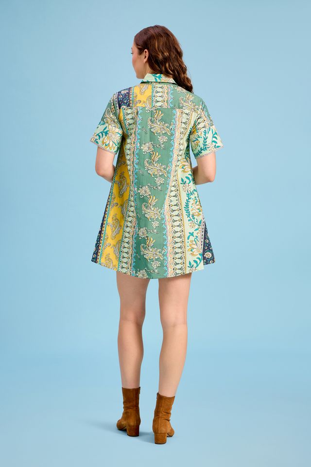 Dock Dress Paisley Ribbon