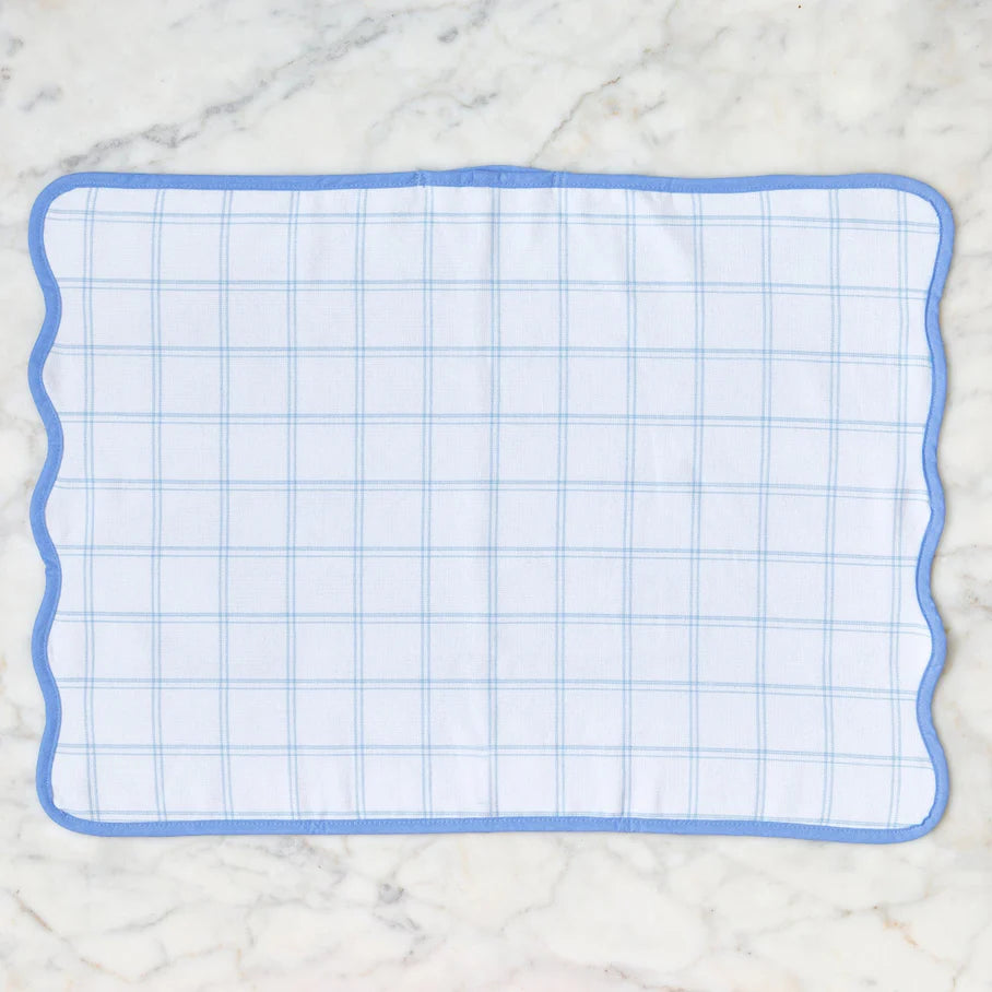 Kitchen Towel French Blue Windowpane