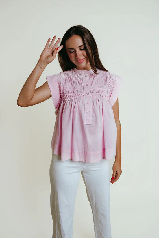 Becca Blouse Petal Pink