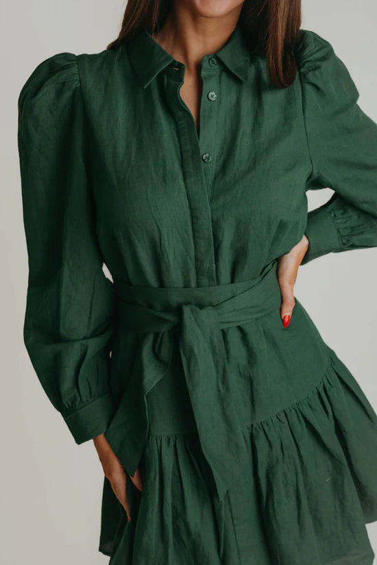 Austin Dress Hunter Green