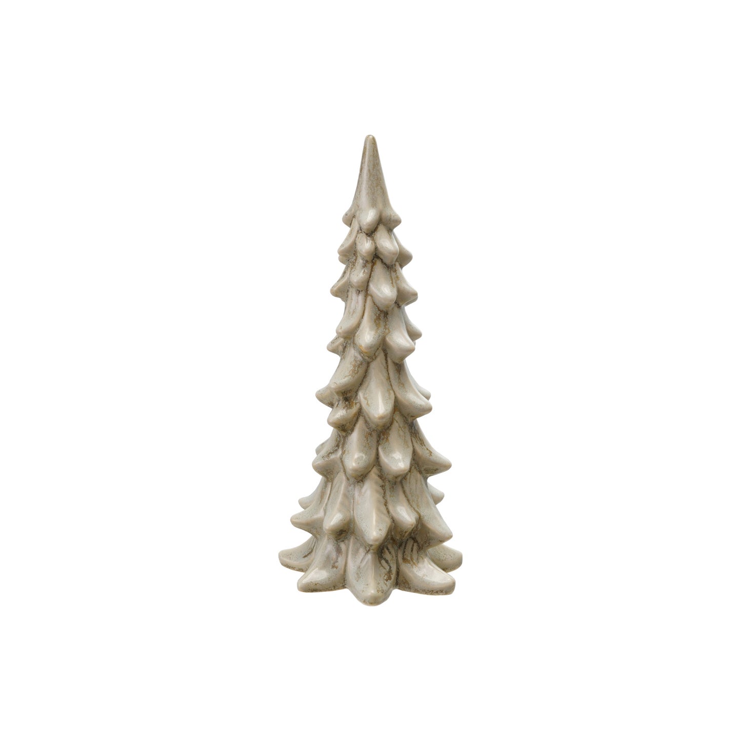 10.25"H Stoneware Tree Light Green