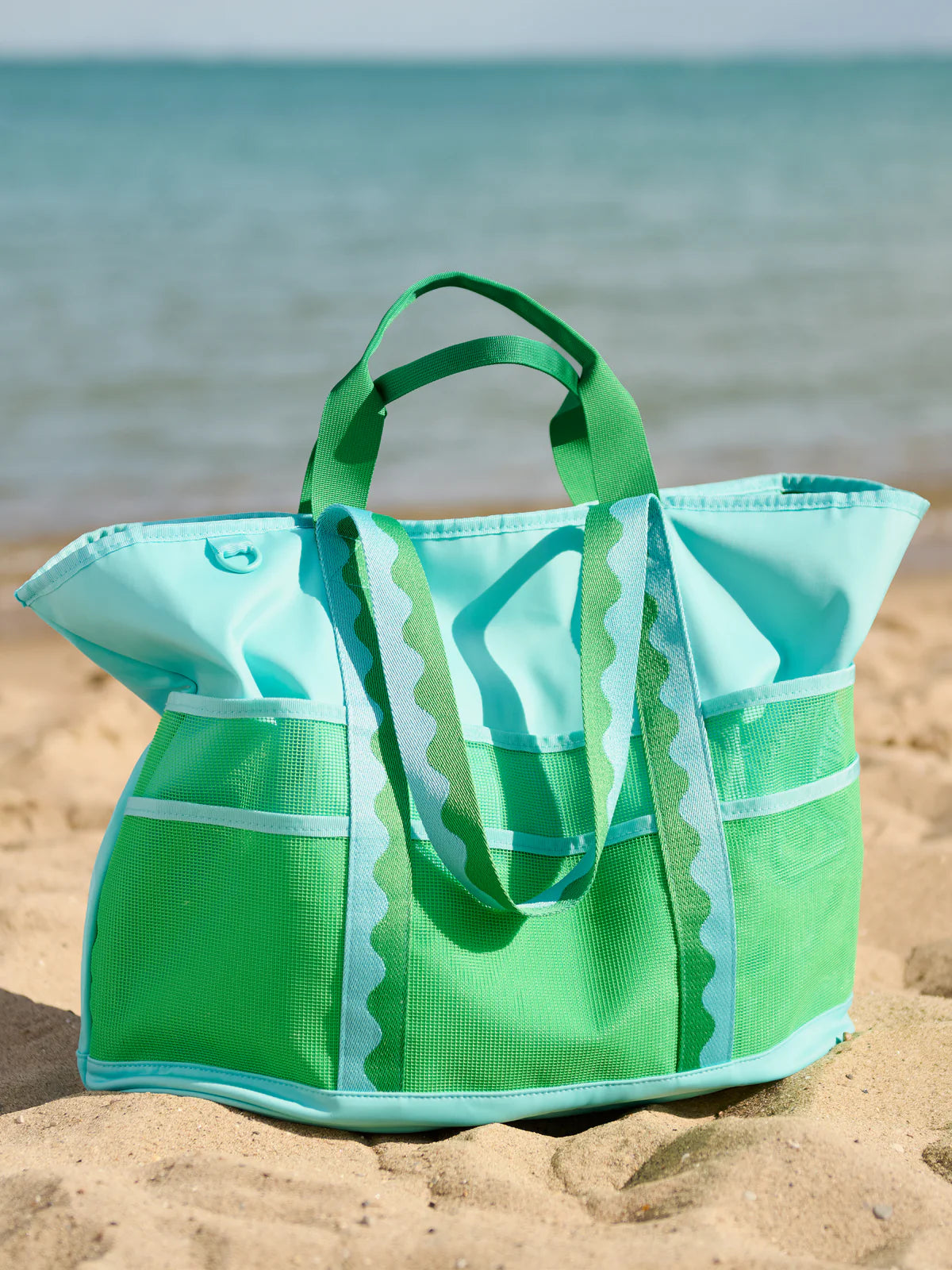 Camden Neoprene Tote Aqua