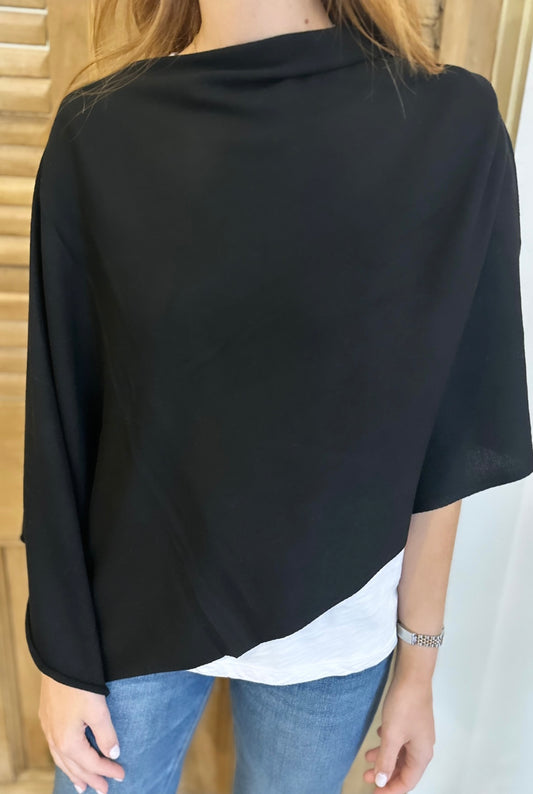 Eden II Poncho Black