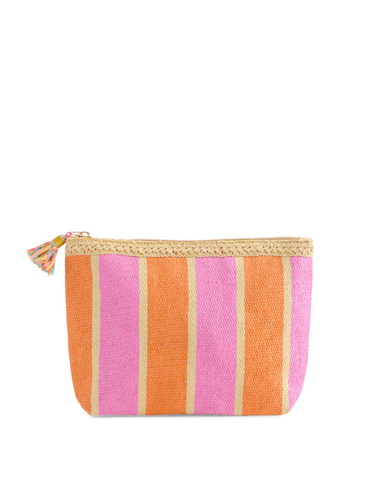 Capri Zip Pouch Pink