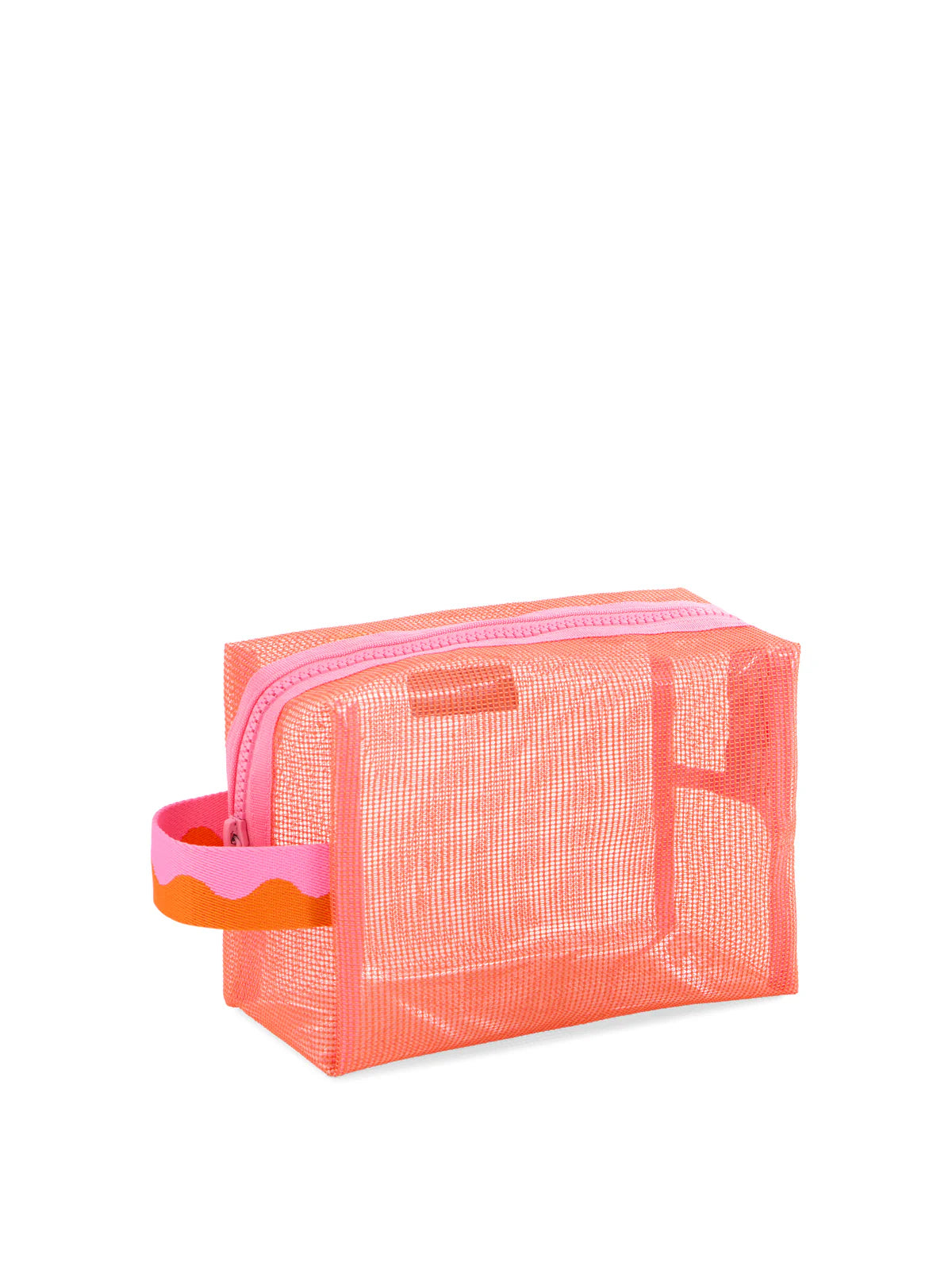 Camden Mesh Zip Pouch Orange