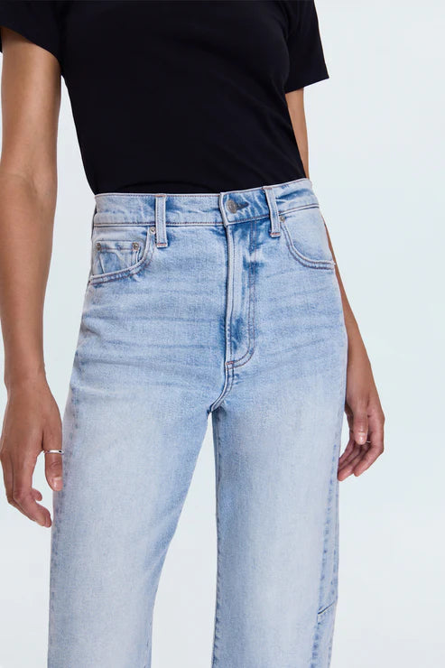 Eli High Rise Barrel Jean Sun-kissed