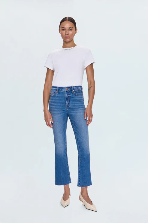Lennon High Rise Crop Boot Jean Countryside