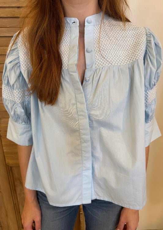 Sutton Blouse Blue