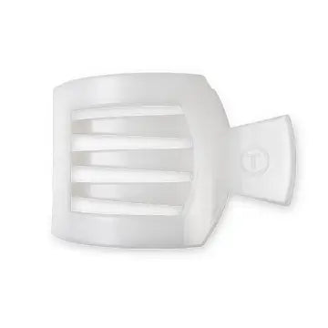 Coconut White Medium Flat Square Clip