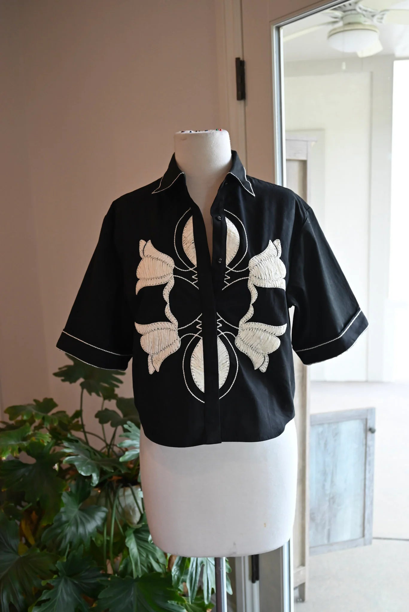 Florentine Button Down Top