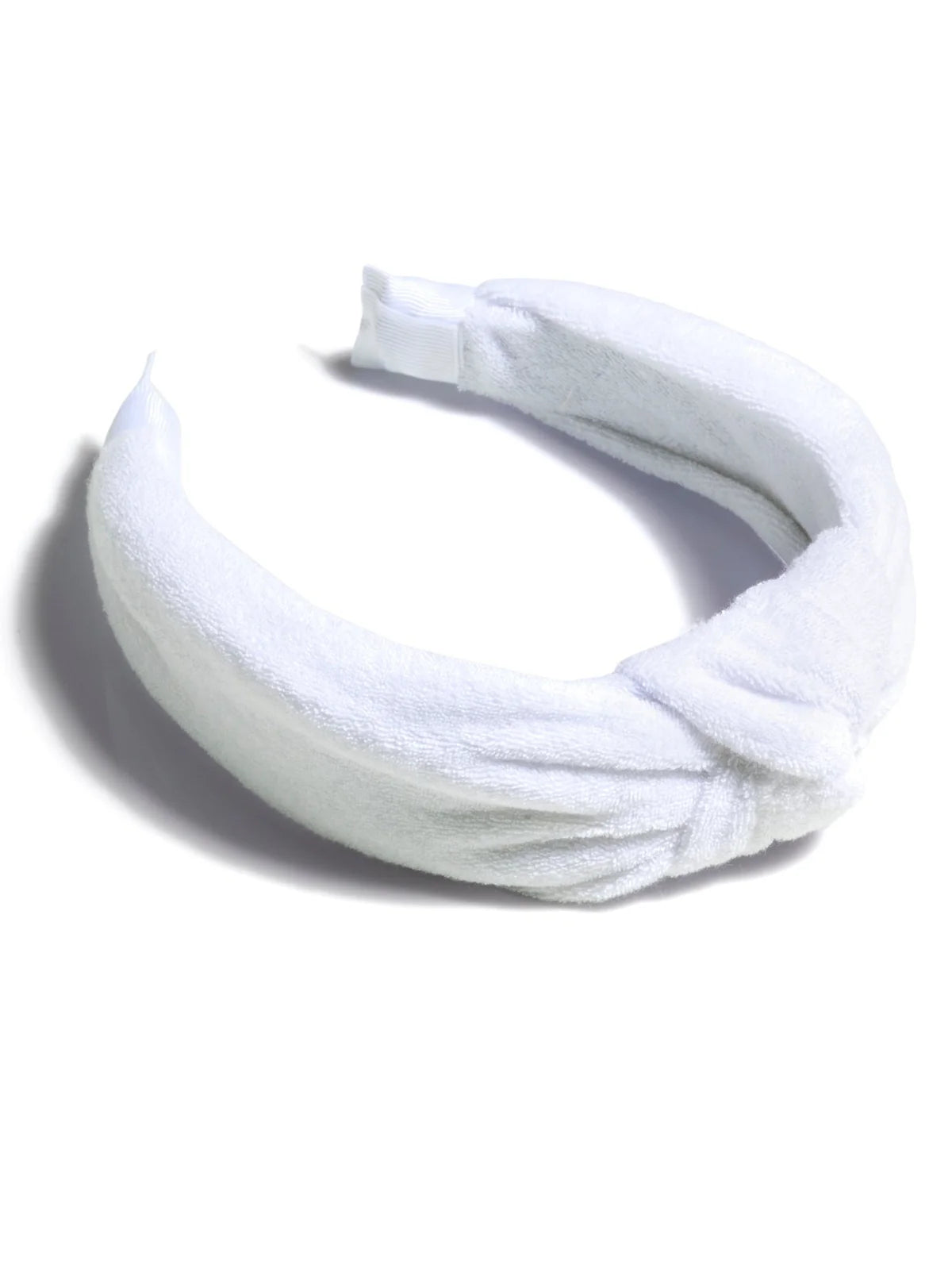 Terry Knotted Headband White