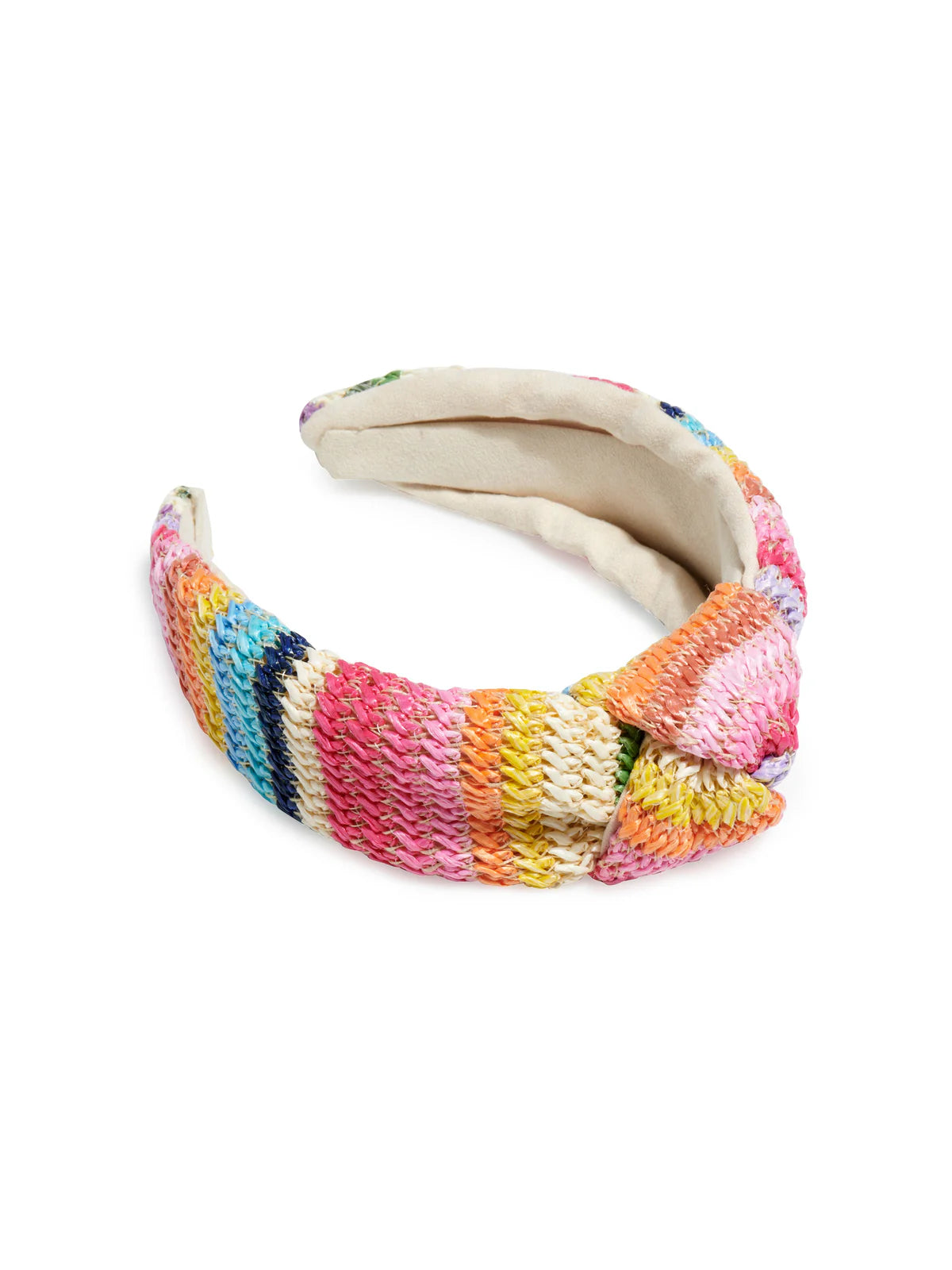Rainbow Stripe Knotted Headband Multi