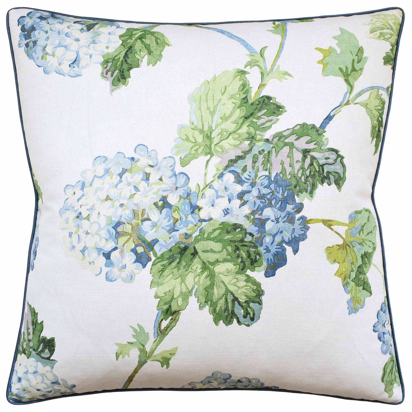 22x22 Sussex Hydrangea Blue & Green