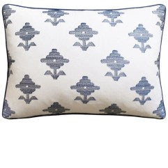 Rubia Embroidery Blue 14x20