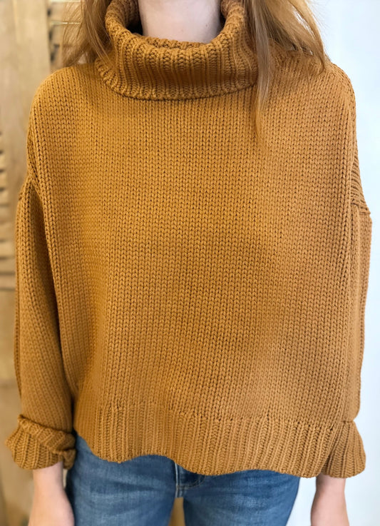 Edie Turtleneck Toasted Almond