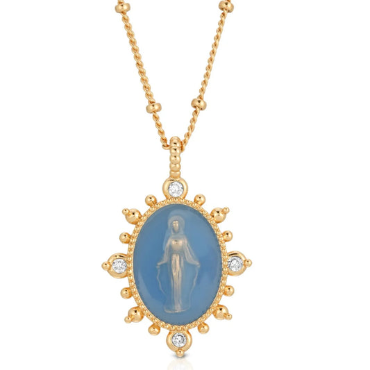 Lady Lourdes Pendant French Blue